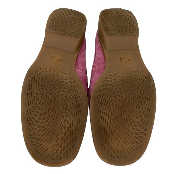 Pertti Palmroth Flats Women's 8 Pink Leather Slide On Loafer Shoe - Picture 11 of 14